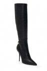 Dolce & Gabbana double-breasted tailored blazer Black Stiletto boots