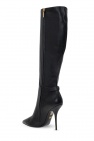 Dolce & Gabbana double-breasted tailored blazer Black Stiletto boots