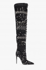 Dolce & Gabbana BLACK Embellished heeled boots