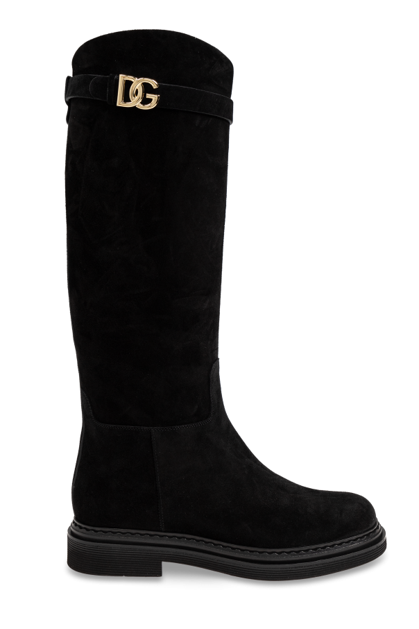 Dolce & Gabbana Suede over-the-knee boots