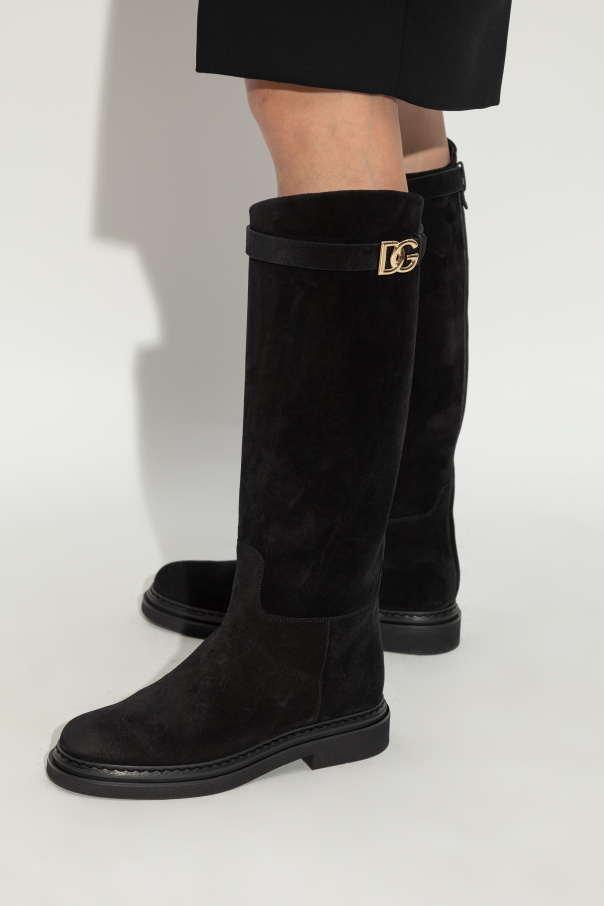 Dolce & Gabbana Suede over-the-knee boots