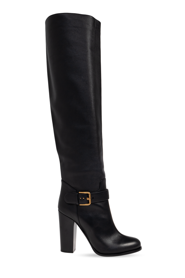 Leather heeled boots, zdjęcie 1 Leather heeled boots od Dolce & Gabbana