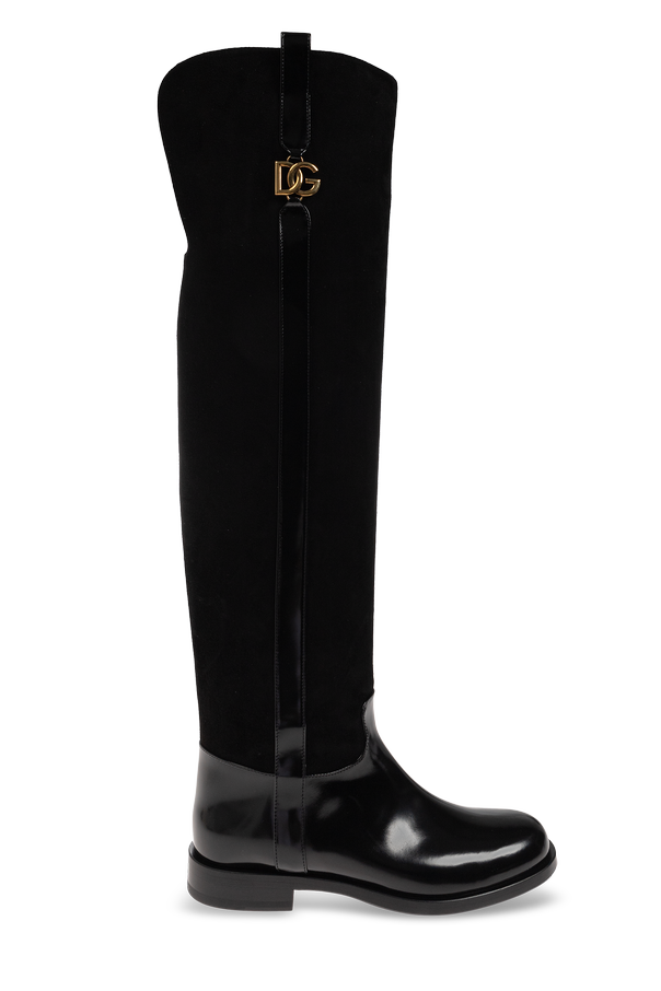 Dolce & Gabbana Over-the-knee suede boots
