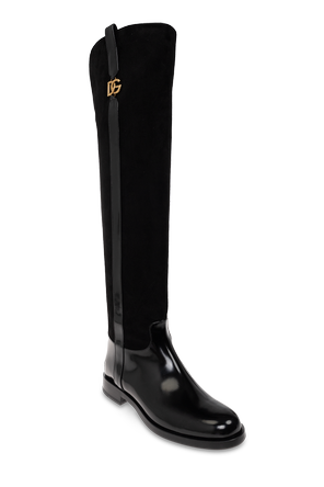 Dolce & Gabbana Over-the-knee suede boots