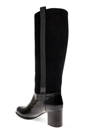 Dolce & Gabbana Botas altas de ante con tacón