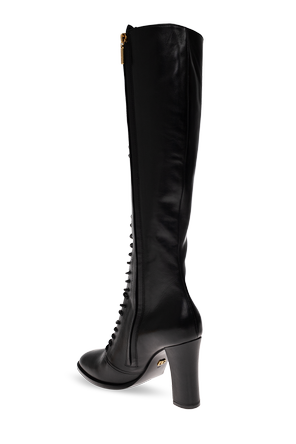 Dolce & Gabbana Leather heeled knee boots