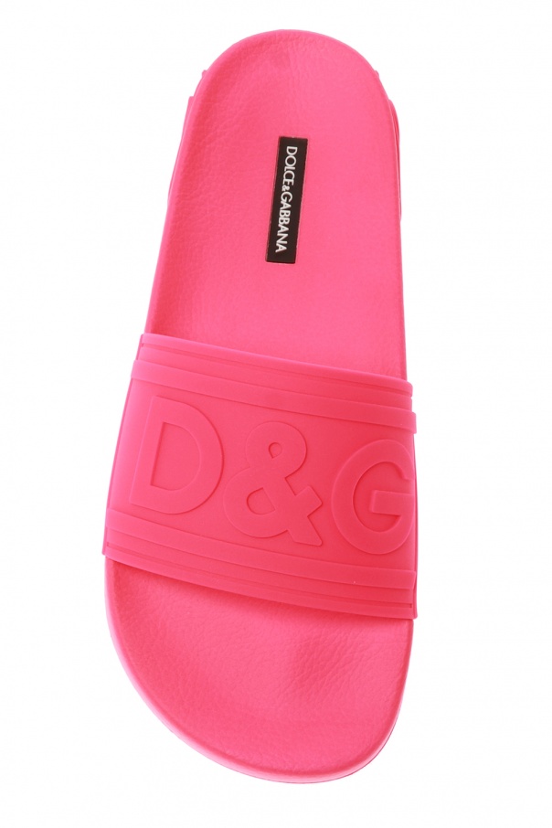 Neon Slides with logo Dolce & Gabbana - Vitkac TW