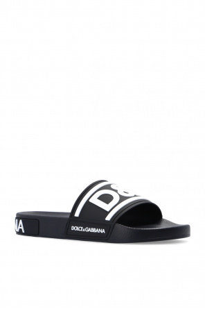 Dolce & Gabbana ‘Ciabatta’ slides with logo