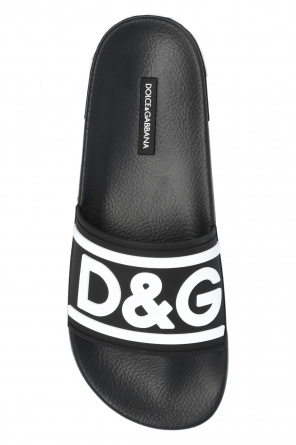 Dolce & Gabbana ‘Ciabatta’ slides with logo