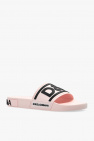 Dolce & Gabbana PINK Rubber slides with logo