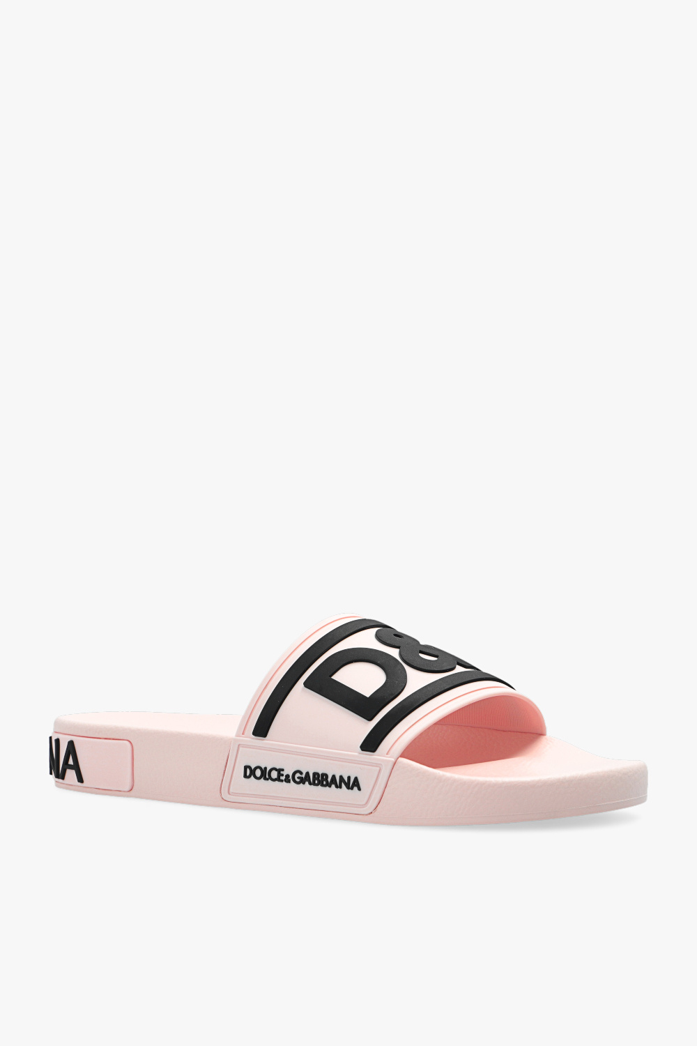 dolce gabbana portofino printed sneakers item - SchaferandweinerShops TW -  Rubber slides with logo Dolce \u0026 Gabbana