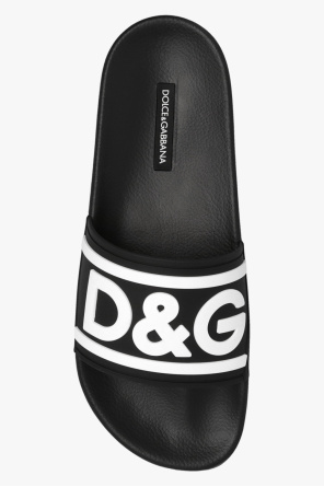 trousers with pockets dolce gabbana trousers gwbwet fufjr Slides with logo