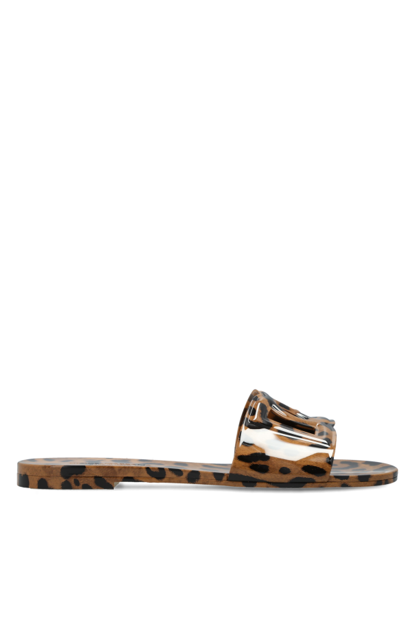 Animal print slides od Dolce & Gabbana