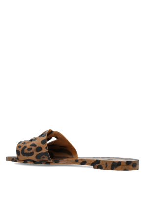 Dolce & Gabbana Animal Print Slides