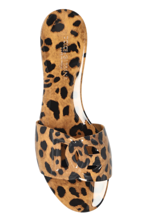 Dolce & Gabbana Animal Print Slides