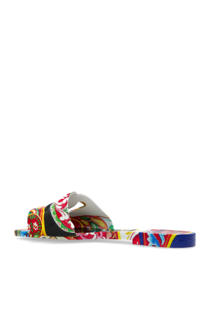 Dolce & Gabbana Mules with 'Carretto' print