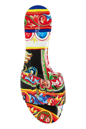 Dolce & Gabbana Mules with 'Carretto' print