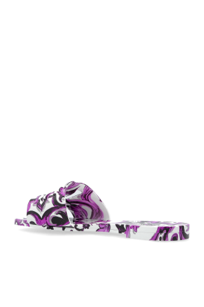 Dolce & Gabbana Chanclas con estampado "Majolica"