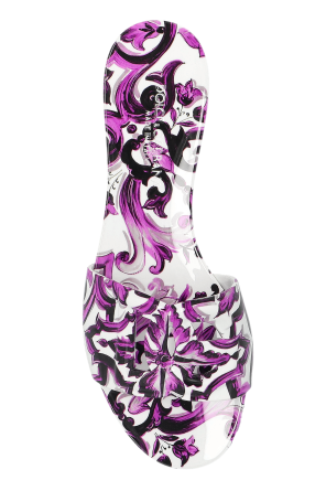 Dolce & Gabbana Chanclas con estampado "Majolica"