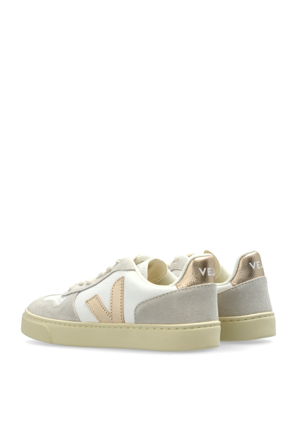 Veja Kids Sneakers SMALL V-10 LACES CHROMEFREE LEATHER