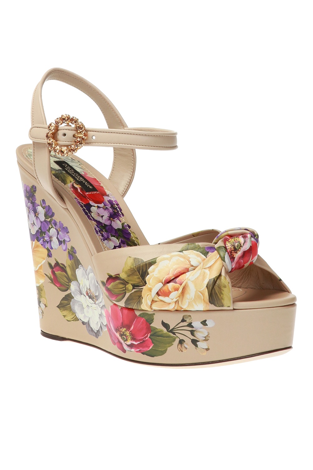 Beige Wedge sandals Dolce & Gabbana - Vitkac GB