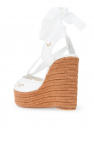 Mini Melissa White Snow round-toe ballerina shoes Platform shoes