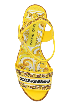 Dolce & Gabbana Sandały na koturnie
