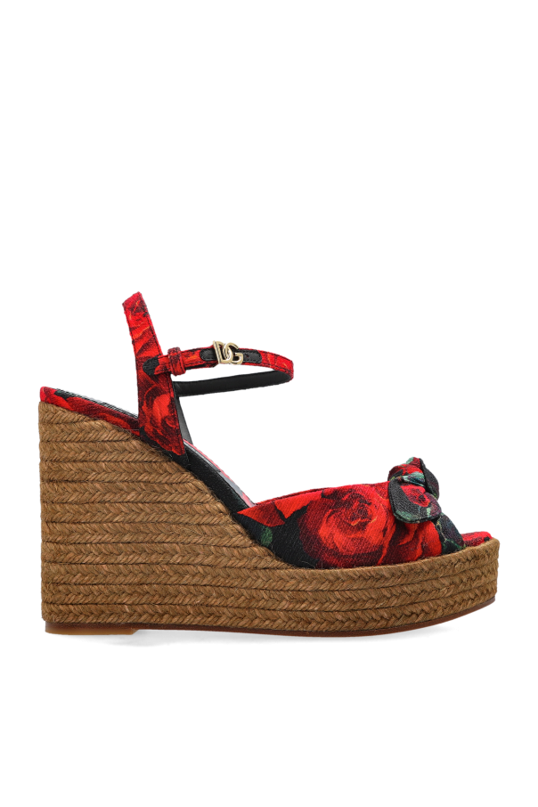 Dolce & Gabbana Sandały na koturnie