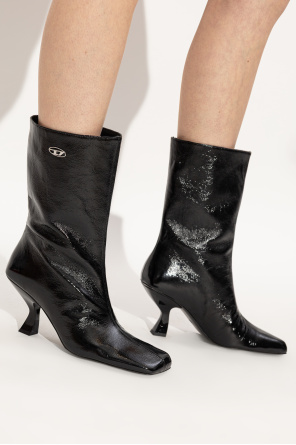 Heeled ankle boots ‘d-amber tube 75’ od Diesel