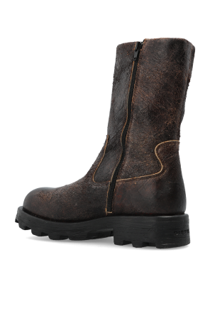 Diesel Leather ankle boots `D-HAMMER`