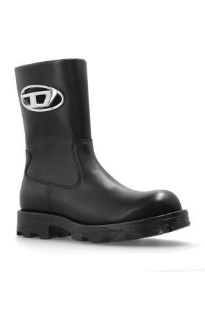 Diesel Leather ankle boots `D-HAMMER`
