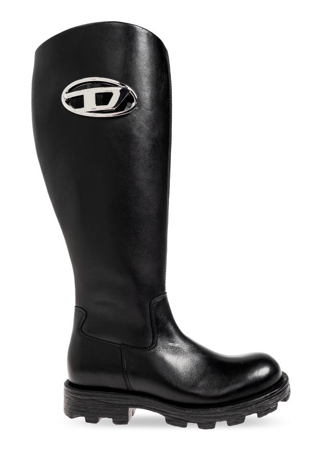 Leather boots `D-HAMMER` od Diesel