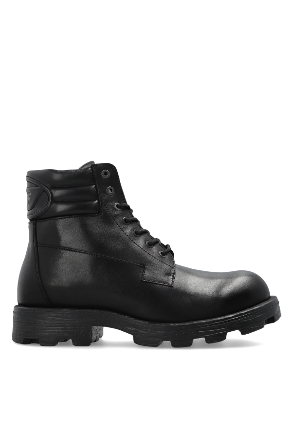 Leather boots `D-HAMMER` od Diesel