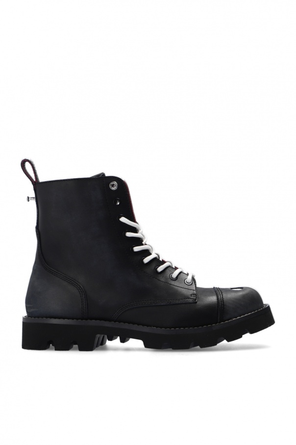 Diesel ‘D-Konba’ leather ankle boots