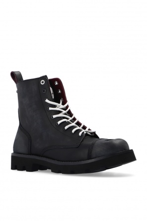 Diesel ‘D-Konba’ leather ankle boots