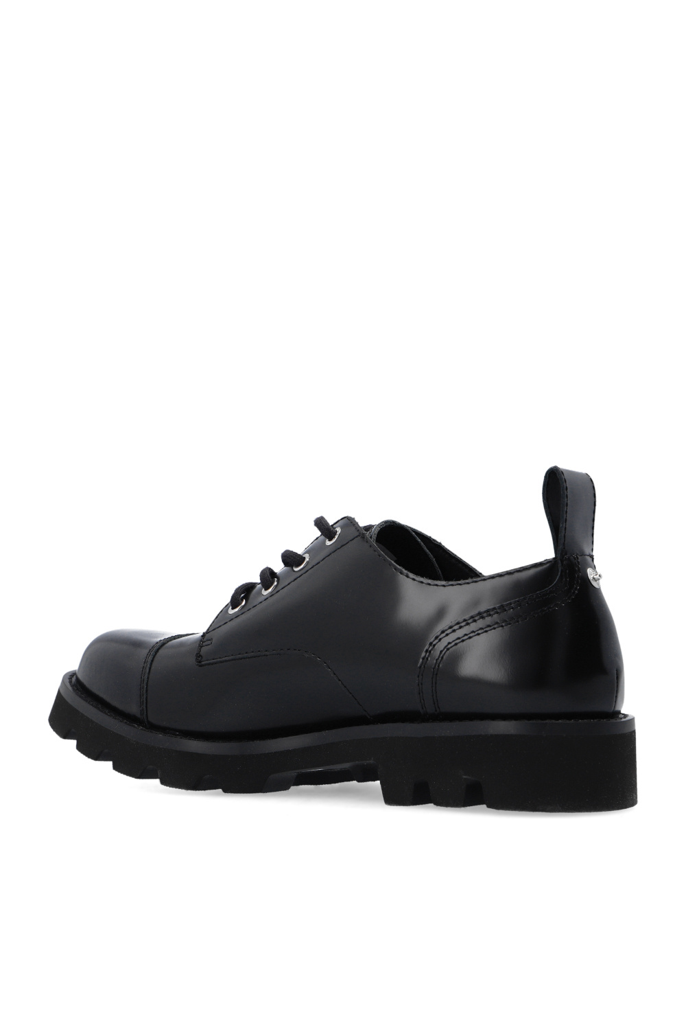 Diesel 'perforated leather Derby shoes Schwarz