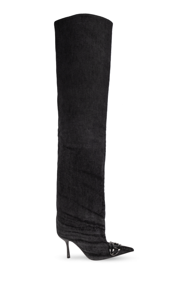 ‘D-VENUS’ denim boots od Diesel