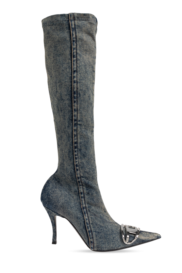 ‘D-VENUS’ denim boots od Diesel