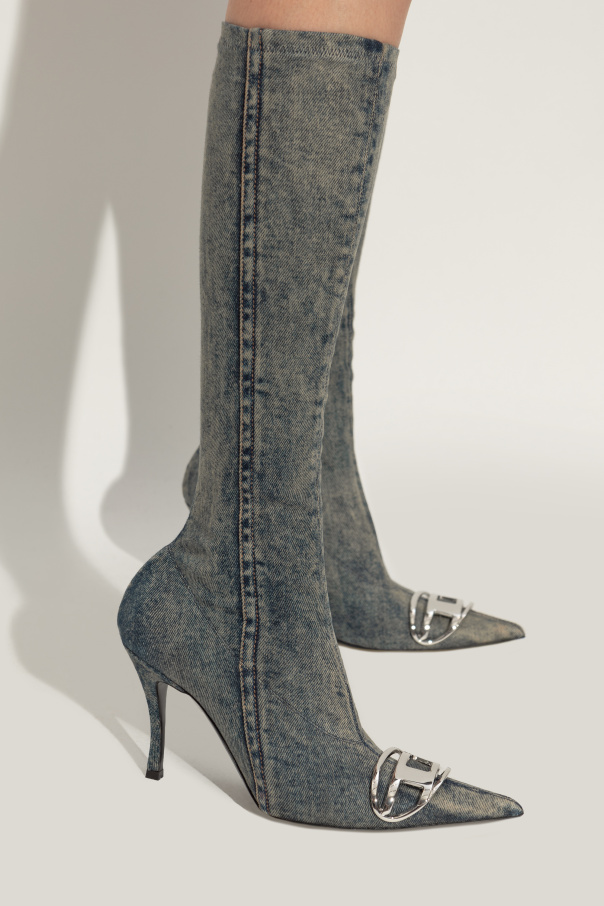 Diesel ‘D-VENUS’ denim boots