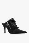 Diesel BLACK ‘D-VENUS POCKET’ heeled mules