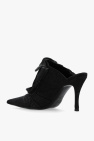 Diesel BLACK ‘D-VENUS POCKET’ heeled mules