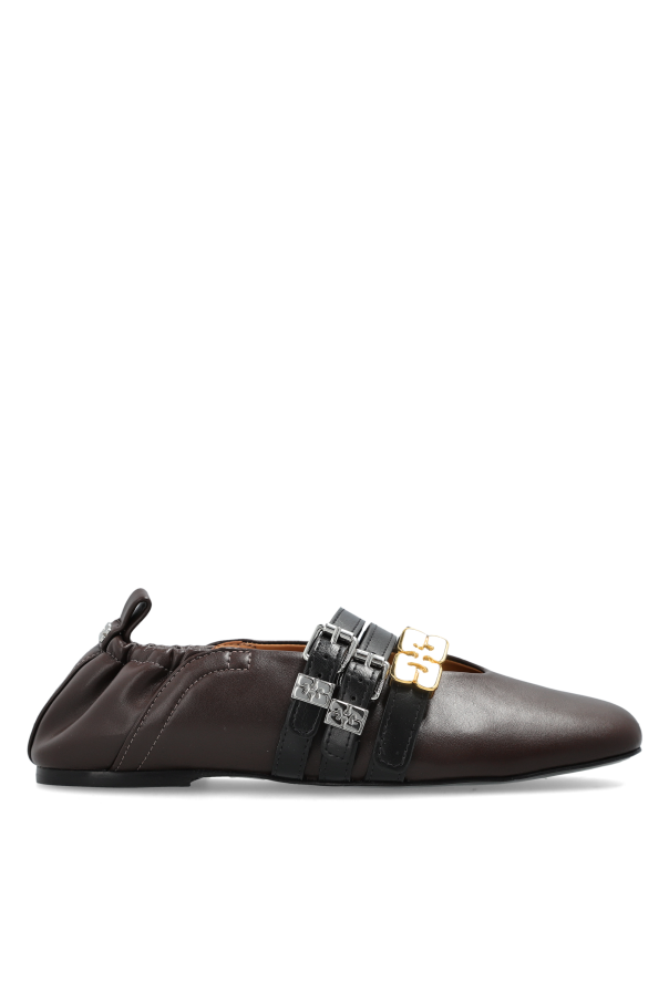 Ballet flats with straps od Ganni