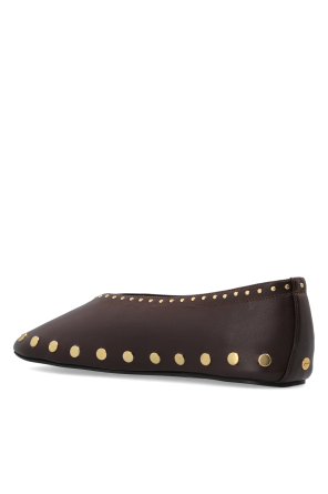 Ganni Ballerinas mit Nieten