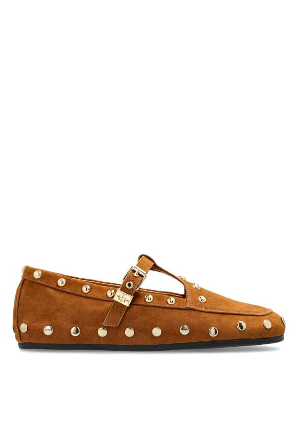 Ballet flats with studs od Ganni