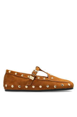Ballet flats with studs