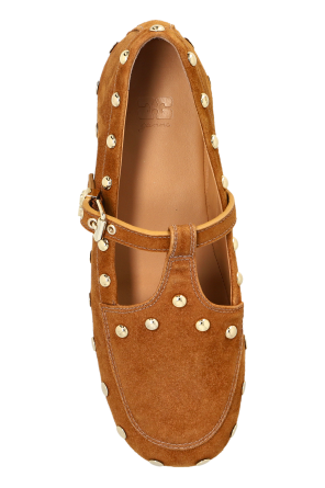 Ganni Ballet flats with studs