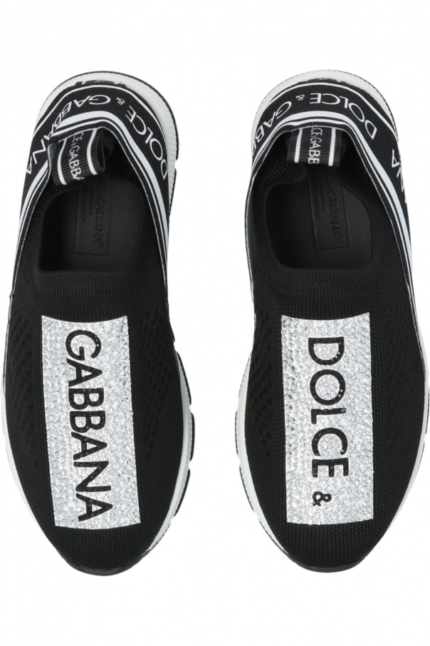 Dolce & Gabbana Kids dolce & gabbana pink slip-on sneaker