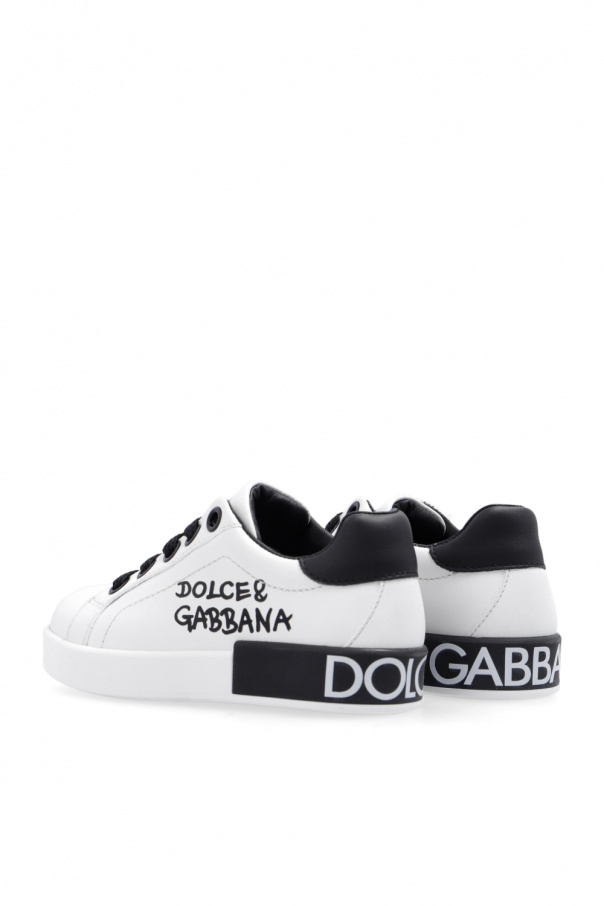 Dolce & Gabbana Eyewear Eckige Sonnenbrille mit Logo-Schild Braun ‘Portofino’ sneakers