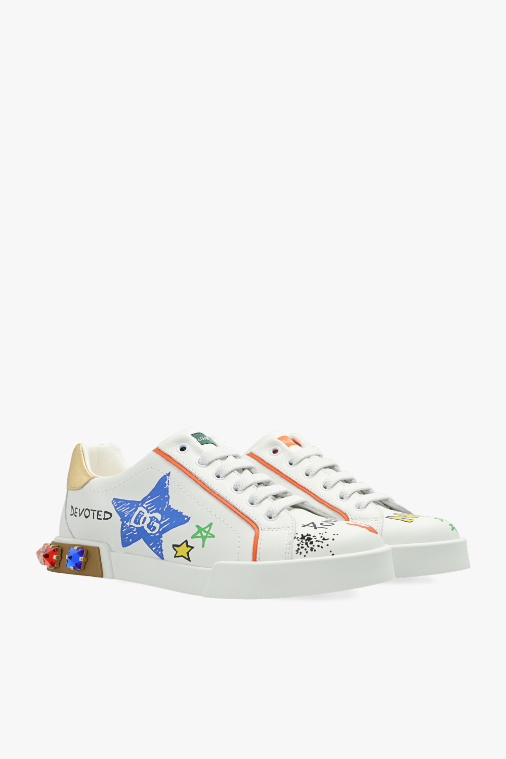 Dolce & Gabbana Kids Leather sneakers