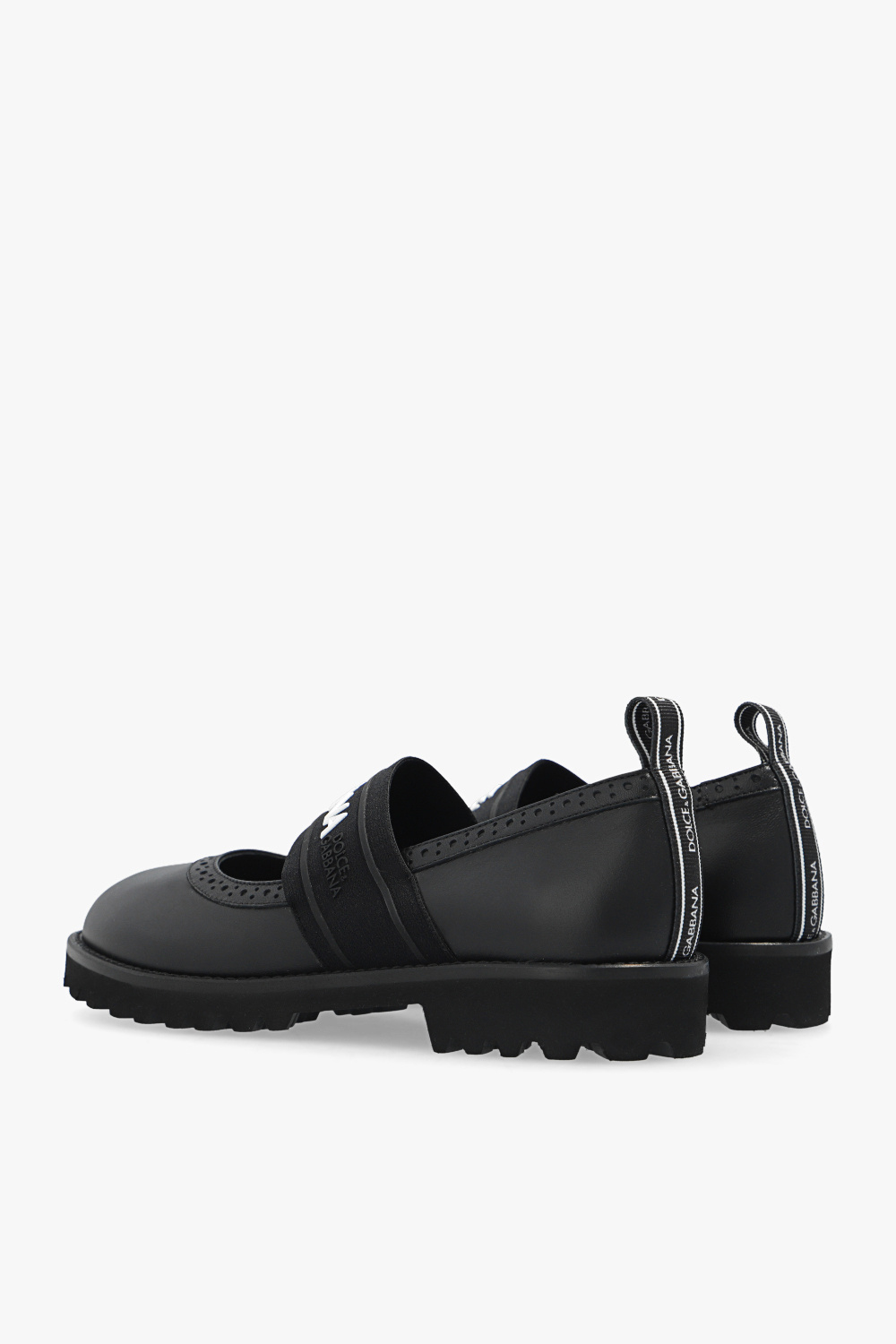 Dolce & Gabbana Kids Leather shoes with logo